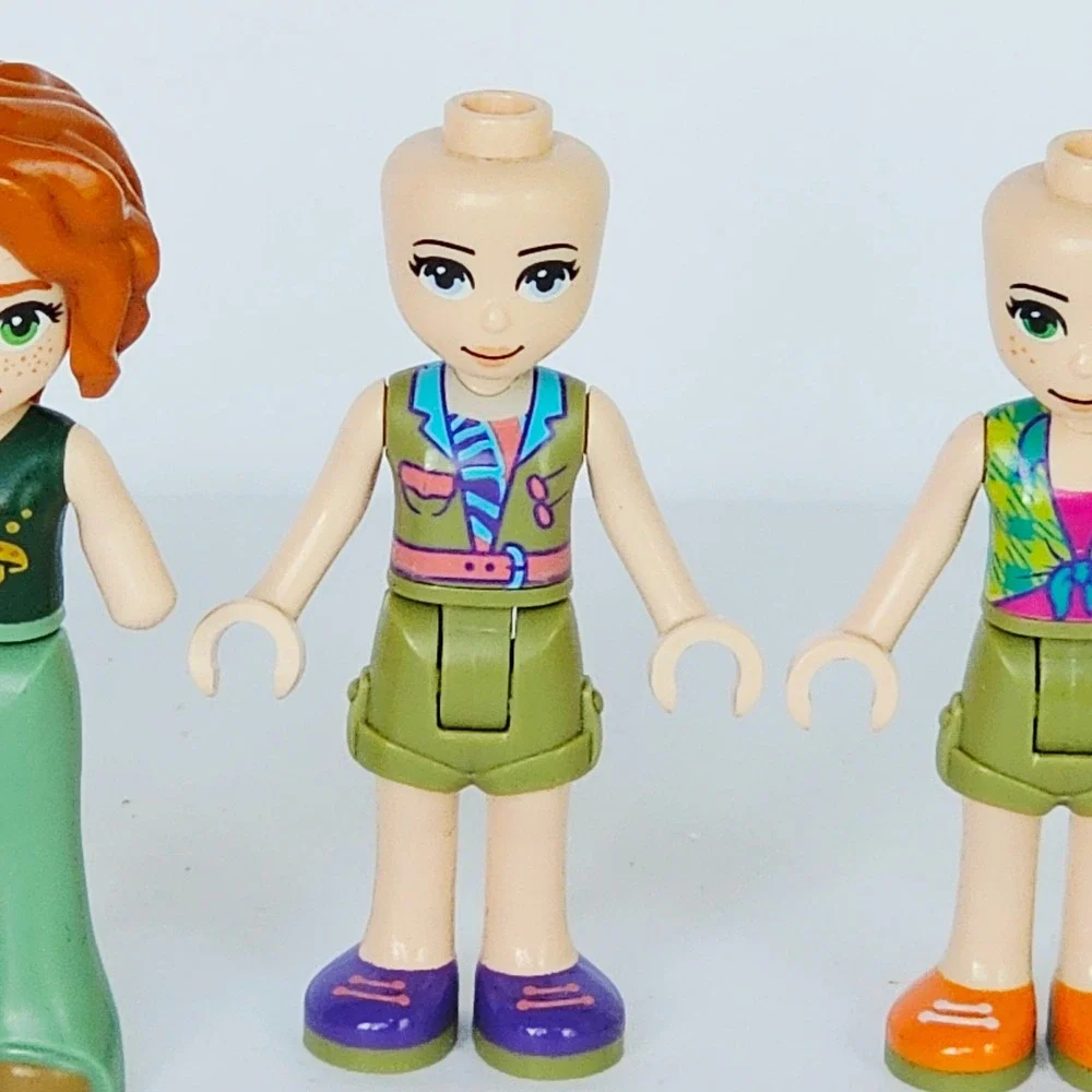 LEGO Friends Mini-Doll Lot 5 Figures Autumn Camping Outdoors Parts Amputee